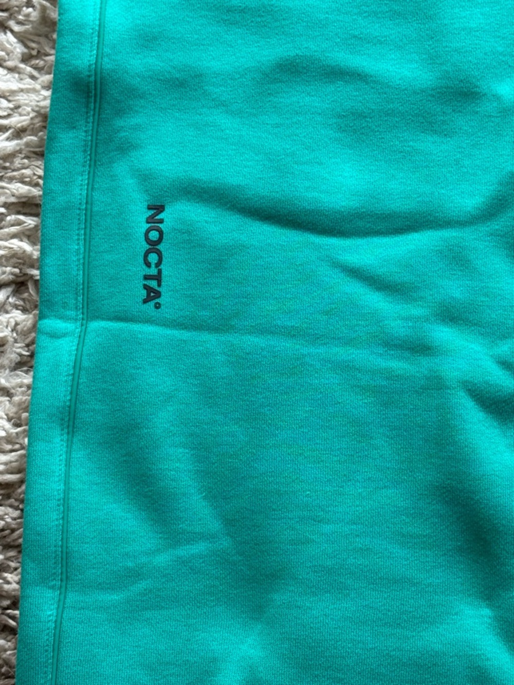 Nike Nocta Pant Fleece Neptune Green/Black NEW WITH TAGS - Picture 9 of 10